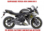 Rockstar Outline for Kawasaki Ninja 650 2009-2011